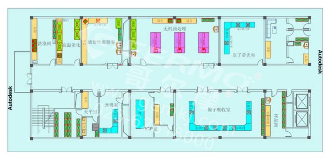 环保实验室整体规划，设计